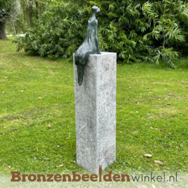 Gedenkbeeld  "De Zon- en Sterrenkijker" - groen BBW005br07g