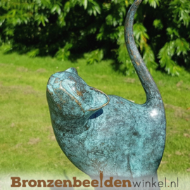 NR 9 | Cadeau vrouw 60 jaar ''Bronzen kat'' BBW1666br