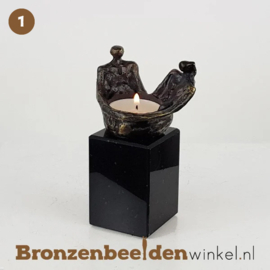 NR 1 | Geschenk overlijden "Wij voor altijd samen" (hogere sokkel) BBW003br47v2