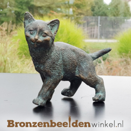 NR 7 | Cadeau kattenliefhebber ''Katten beeld brons'' BBWR89005