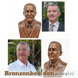 BORSTBEELD IN BRONS OP MAAT