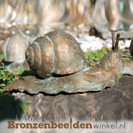 Bronzen beeld slak BBW37029