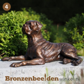 NR 4 | Cadeau hondenliefhebber ''Beeld Boxer hond'' BBW61051