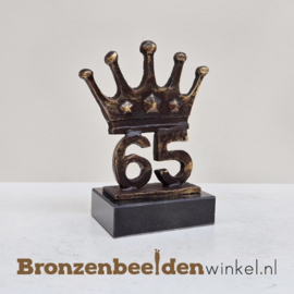 TOP 65 jaar vrouw cadeau "Kroonjaar 65e verjaardag"
