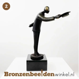 NR 2 | Bronzen beeld Amsterdam ''Chapeau'' BBW001br33