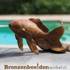 Bronzen goudvis beeld BBW2242br