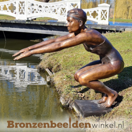 Vijverbeeld vrouw "De Zwemster" BBW1416br