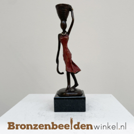 Afrikaans beeld "Malika" 16 cm BBWST11KL15