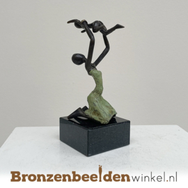 Afrikaans beeld "Miyanda en Yaro " 12 cm BBWST34KL15