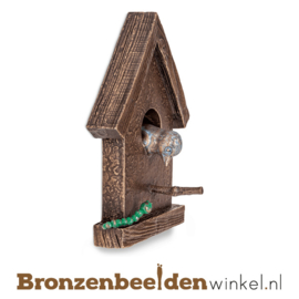 Muurdecoratie vogels "Het vogelhuisje" BBW37239