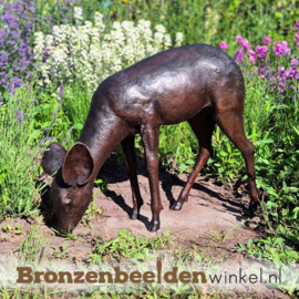 Beeldje hertje in brons BBW58831