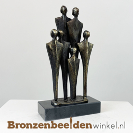 Beeld gezin "Gezin met 4 kinderen" BBW006br80