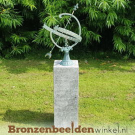 NR 7 | Cadeau man 80 jaar ''Bronzen zonnewijzer'' BBW0221br