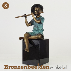 NR 8 | Muziek cadeau ''jongen met fluit'' BBW1341br