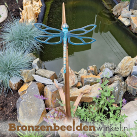 Dieren tuinbeeld reuzenlibelle BBW84283