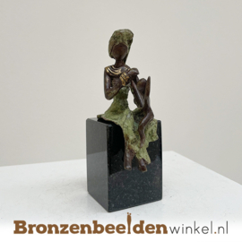 Afrikaans beeld "Hasina en Noni" 12 cm BBWZT24KL
