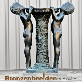 Bronzen fontein met twee jongetjes BBW8010