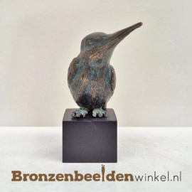 Asbeeld ijsvogel in brons BBW88320