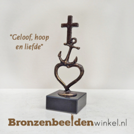 Doop cadeau "Geloof hoop en liefde​" BBW23pb37