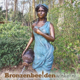 Bronzen fontein "Vrouw met kelk" BBW52211br