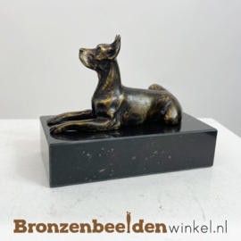 Hondenbeeldje "Dobberman" BBW043br15