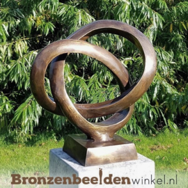 NR 2 | 50 jaar getrouwd cadeau "Abstracte Trouwringen" BBW91234br