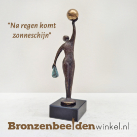 Cadeau voor iemand die het moeilijk heeft ''Na regen komt zonneschijn'' BBW01br46
