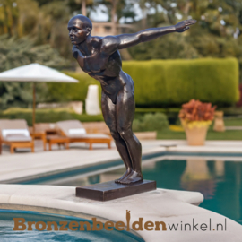 Zwembad beeld "Olympische Zwemmer" BBW1367br