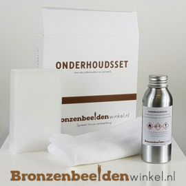 Onderhoudsset voor bronzen beeld