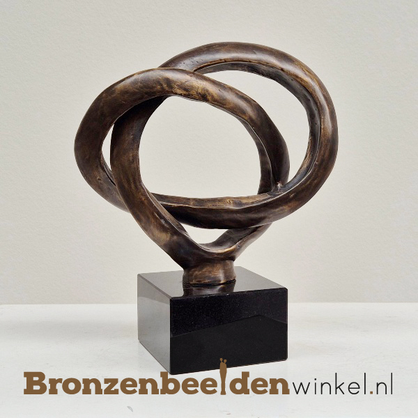Abstract beeld "Trouwringen" (kleine versie) BBW91234-klbr