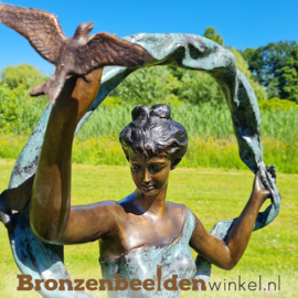 Klassiek vrouwenbeeld "Vrouw met Vogels" BBW52234br