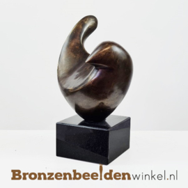 Abstract vogel beeldje op sokkel BBW5001br