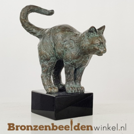 Kattenbeeldje op sokkel BBW37212