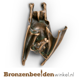 Bronzen vleermuis beeldje BBW37258