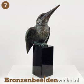 NR 7 | Top 10 cadeau voor mannen ''IJsvogel beeldje'' BBWR88321 op sokkel