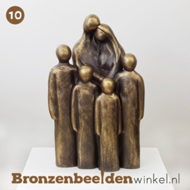 NR 10 | Cadeau vrouw 76 jaar "Vader en moeder met 4 grote kinderen" BBW064br04