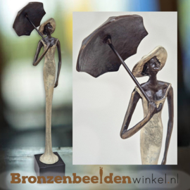 Woonkamer beeld "Dame met parasol" BBW04br70