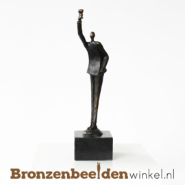 Pensioen collega cadeau ''Wijn met beeldje'' BBW00386GP