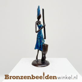 Afrikaans beeld "Oni" 26 cm BBWST02MD25