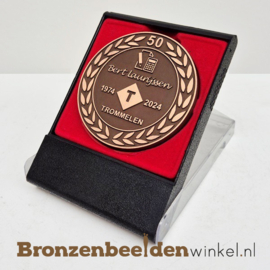 Bronzen jubileum penning 7 cm
