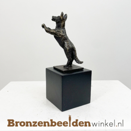 Kleine urn hond "De enthousiaste herder" BBW043br08as