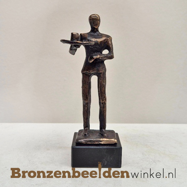 Horeca beeld "Ober met dienblad" BBW23pb48