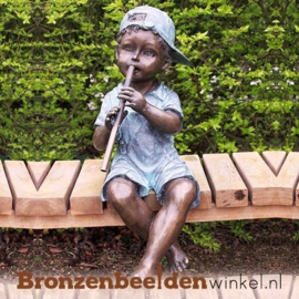 Tuinbeeld "Jongetje met Fluit" BBW1391br
