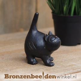 Kattenbeeldje van brons BBW1325