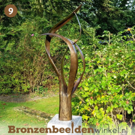 NR 9 | Bronzen beeld Utrecht "De Levensboom" incl. sokkel