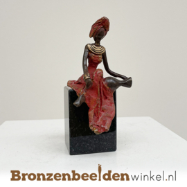 Afrikaans beeld "Abeni" 12 cm BBWZT25KL