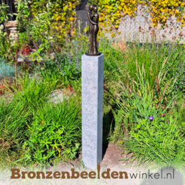 Bronzen liefdespaar tuinbeeld - Kleine Versie BBW0718br