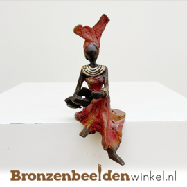 Afrikaans beeld "Thandie" 12 cm BBWZT22KL