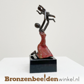 Afrikaans beeld "Blijdschap -rood- " 13 cm BBWST25KL15