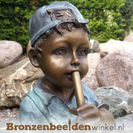 Tuinbeeld "Jongetje met Fluit" BBW1391br